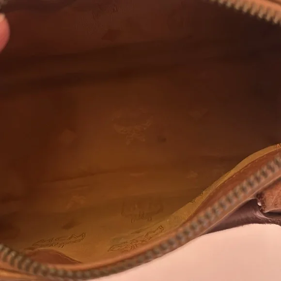 MCM Visetos Crossbody Barrel Bag - Picture 12 of 16